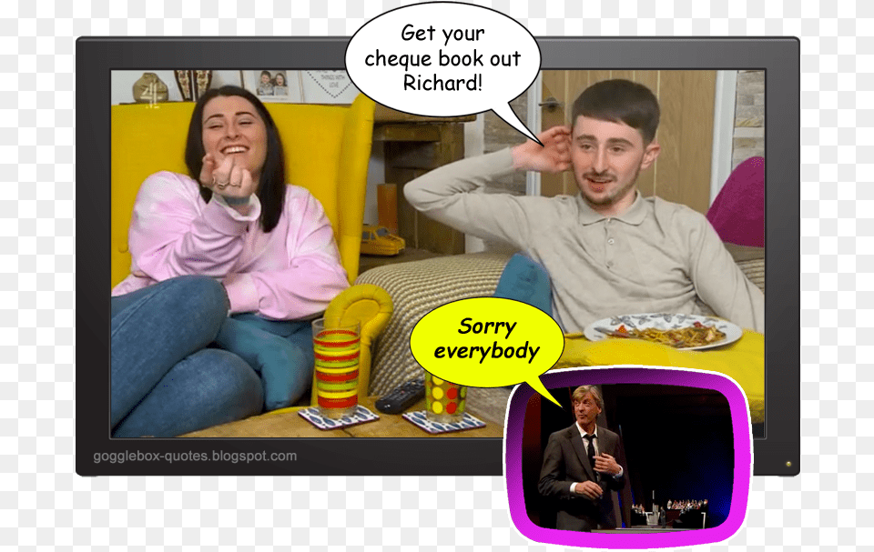 A Simple Apology Wasn39t Enough For Pete When Richard Photo Caption, Couch, Cutlery, Furniture, Spoon Png Image