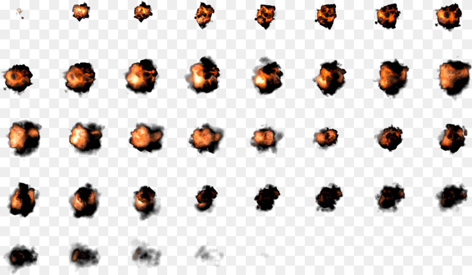 A Simple Volumetric Explosion Corrected Levels Saturation Explosion Sprite Sheet, Face, Head, Person Free Png Download