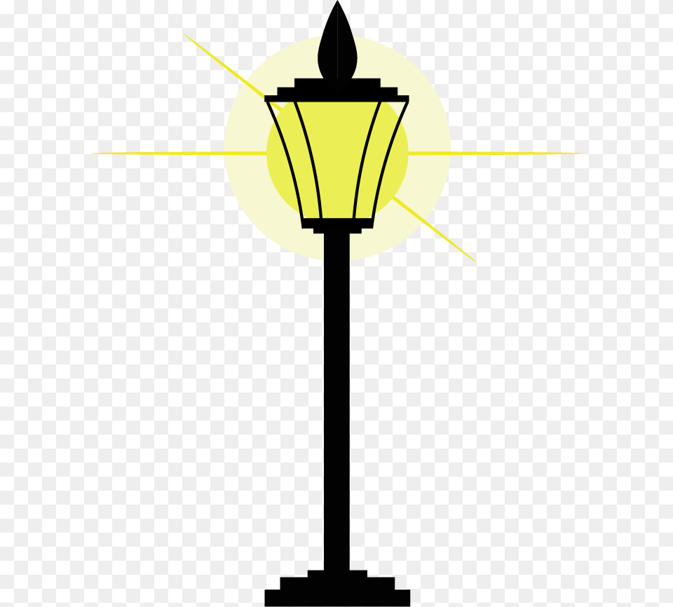 A Single Lit Lamppost Has The Symbolic Meaning Of Destination, Lamp, Lamp Post Free Png Download