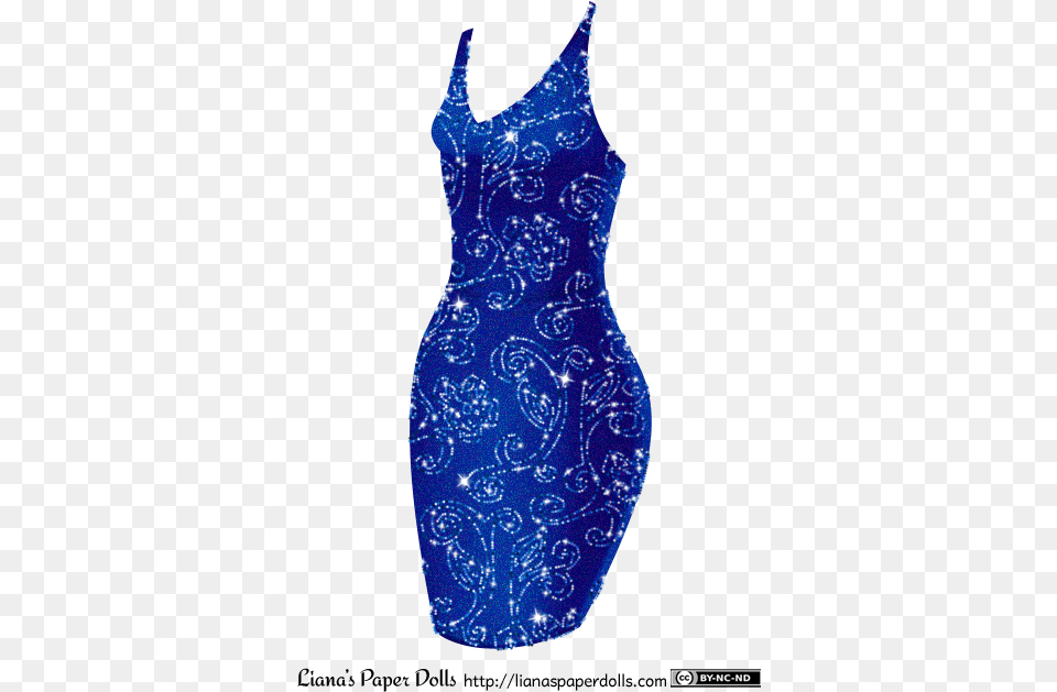A Sleeveless Form Fitting Blue Dress With A Hemline Dress, Clothing, Formal Wear, Evening Dress, Pattern Png