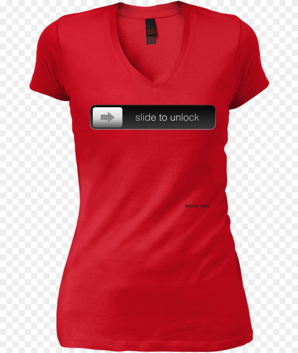 A Slide To Unlock Under Armour Red, Clothing, Shirt, T-shirt Png
