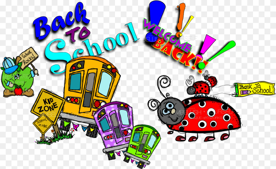 A Small Preview Of My Back To School Clipart Set Created, Art, Graphics Png