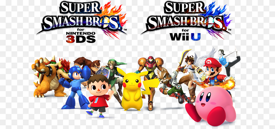 A Smashing Look Super Smash Bros For Nintendo 3ds And Wii U, Person, Baby, Adult, Male Png Image