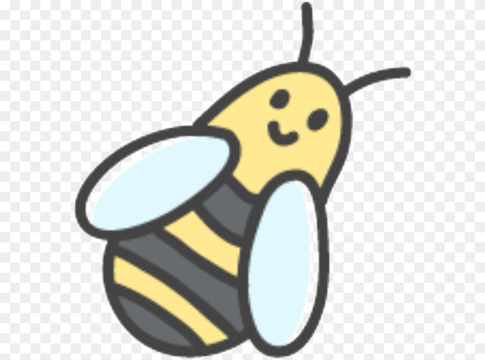 A Smiling Cartoon Bee Vector Euclidean Vector, Animal, Honey Bee, Insect, Invertebrate Png Image