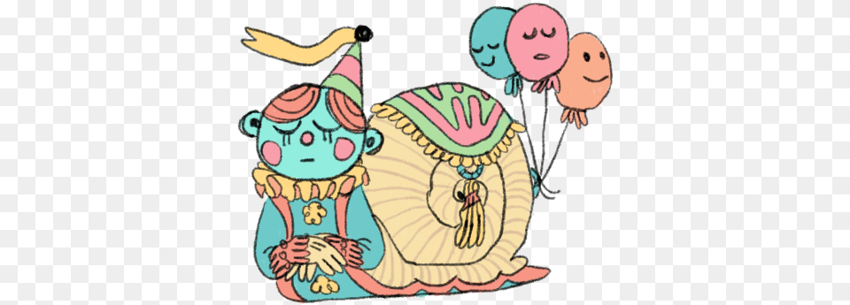 A Snail Clown Hybrid, Clothing, Hat, Baby, Person Png Image