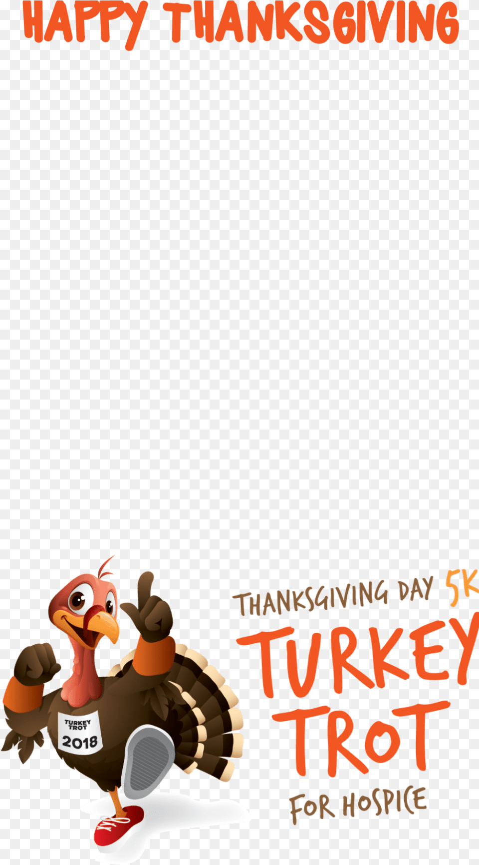 A Snap Chat Boarder Has Been Created For The Turkey Thanksgiving, Advertisement, Poster, Animal, Bird Png Image