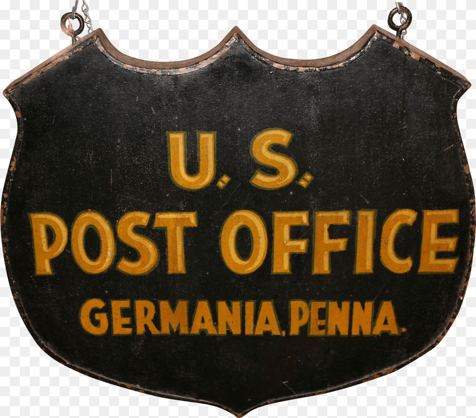 A Solid Two Sided Wooden Painted Advertising Sign With Pennsylvania, Badge, Logo, Symbol, Accessories Free Transparent Png