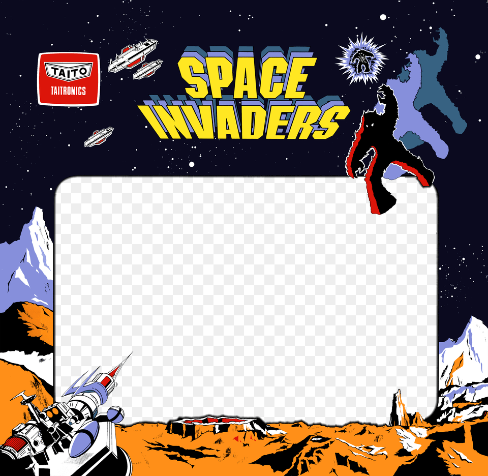 A Space Invaders Bezel, Book, Comics, Publication, Person Png Image