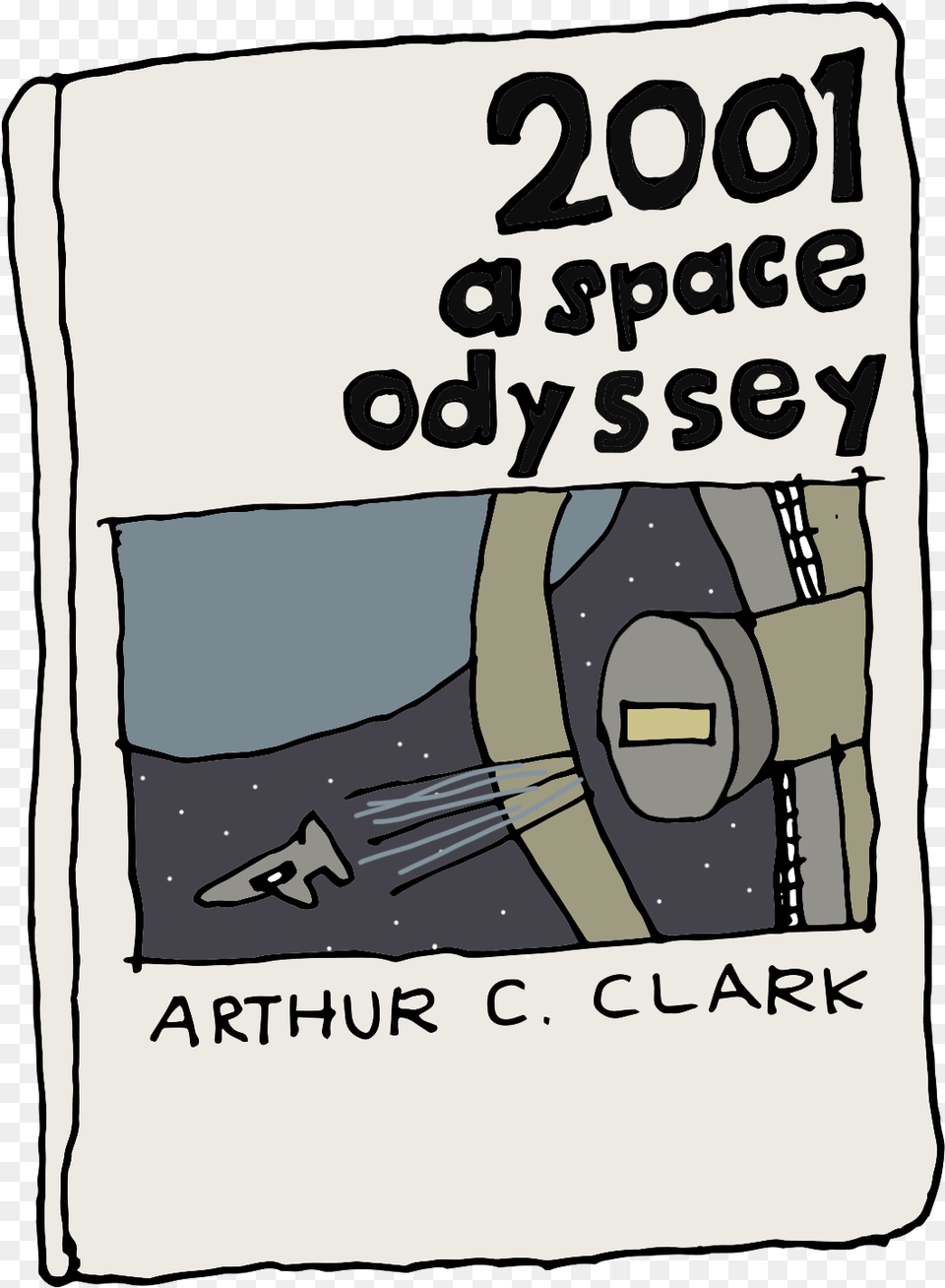 A Space Odyssey Cartoon, Advertisement, Book, Publication, Poster Png Image