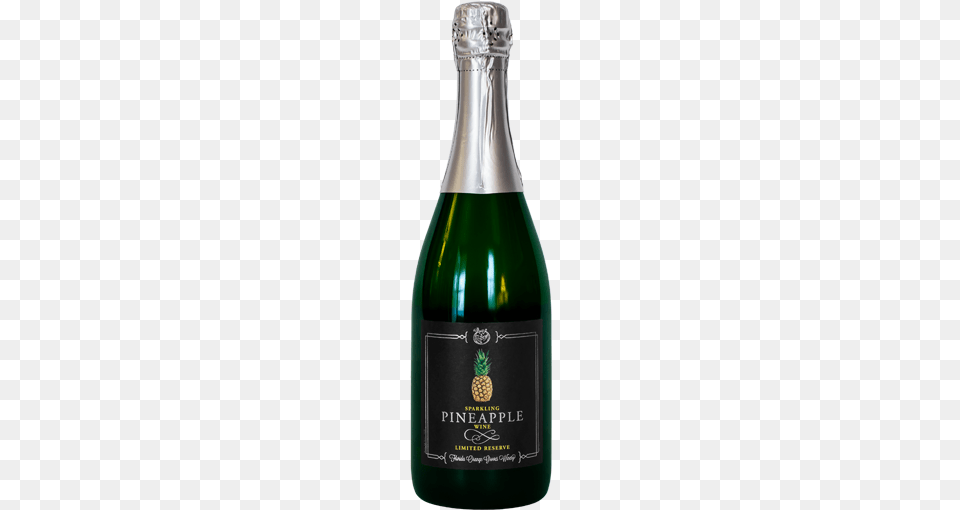 A Sparkling Pineapple Champagne From Florida Charles Heidsieck Blanc Des Millenaires, Bottle, Alcohol, Wine, Liquor Png Image