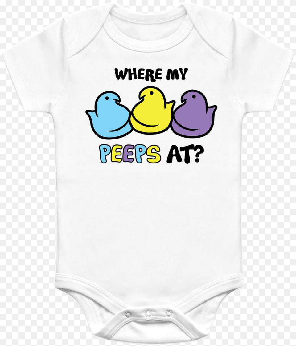 A Spring Onesie And An Easter Onesie Thats Duck, Clothing, T-shirt, Animal, Bird Png Image
