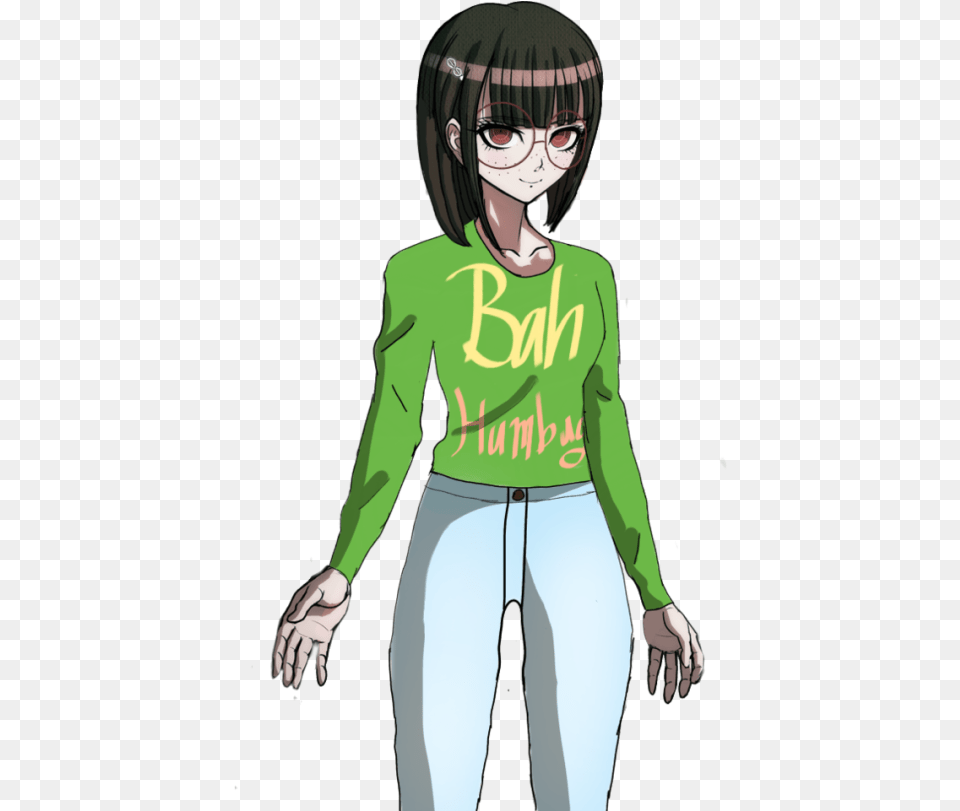 A Sprite Edit Of Harukawa With Short Hair Freckles Cartoon, Adult, Publication, Person, Woman Free Png Download