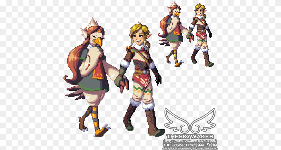 A Sprite Of My Breath Of The Wi Medli Breath Of The Wild, Advertisement, Book, Comics, Publication Free Png Download