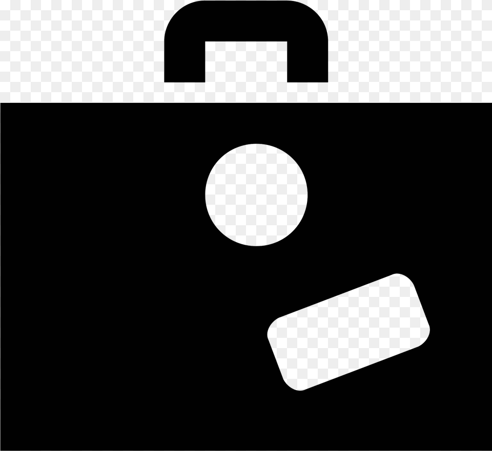 A Square Shape With A Smaller Rectangle On Top Forming Square, Gray Free Png Download