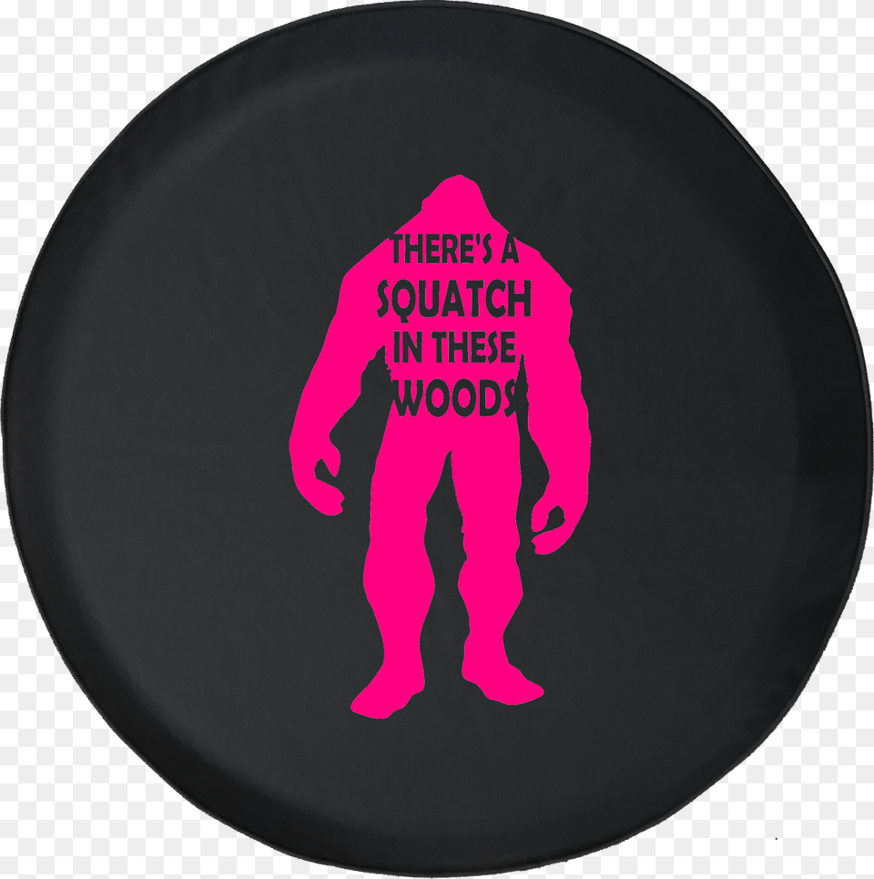 A Squatch In These Woods Bigfoot Yeti Offroad Silhouette, Sticker, Plate, Food, Meal Free Transparent Png