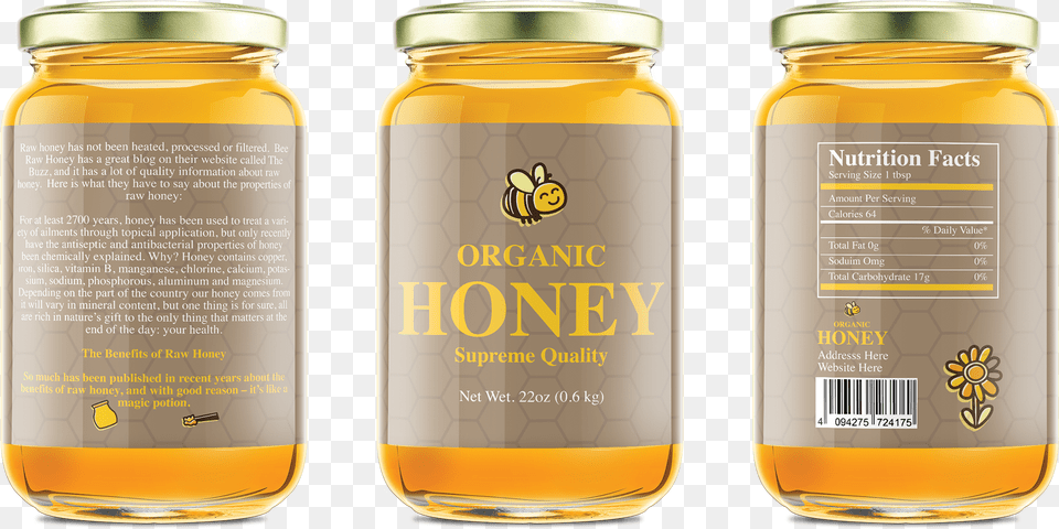 A Step By Step Guide To Designing And Creating Your Honey Jar Transparent Label, Food, Can, Tin Png Image