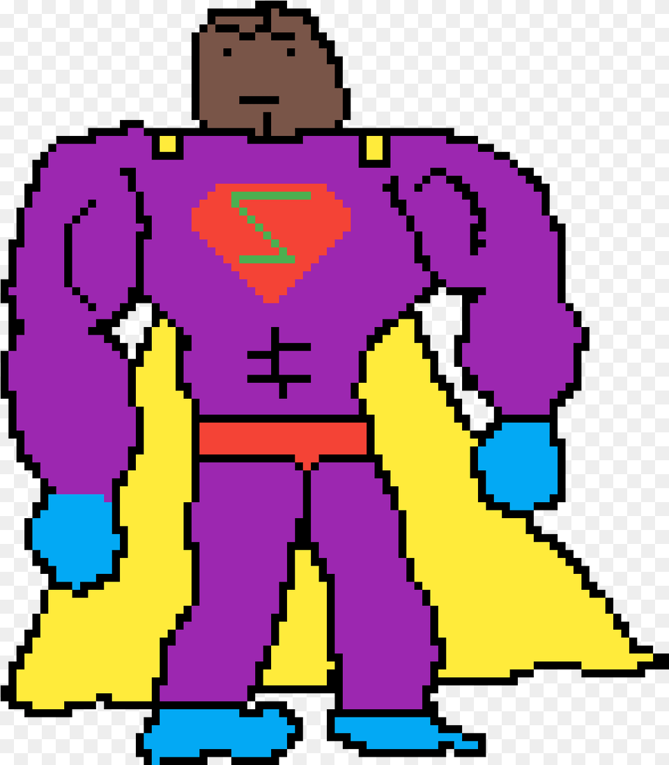 A Supa Hero, Purple, Person, Face, Head Free Png