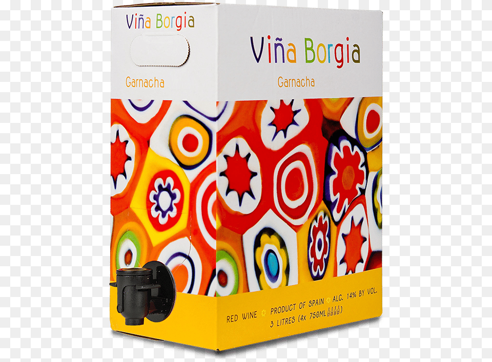 A Surprising Red Wine Vina Borgia Garnacha, Box, Cardboard, Carton Png Image