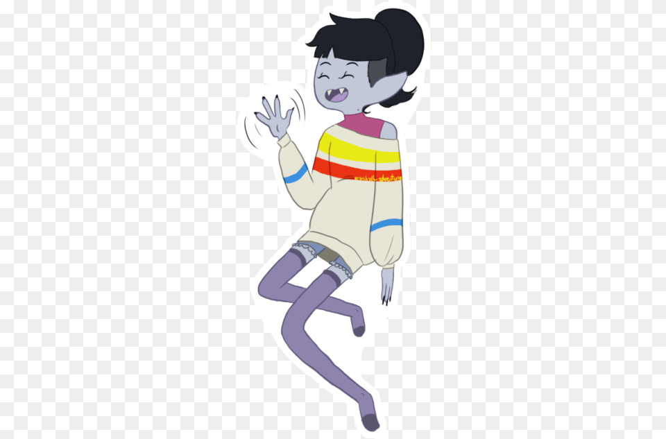 A Suuuper Quick Marceline Doodle Just Bc I Can Cartoon, Baby, Person, Book, Comics Free Png
