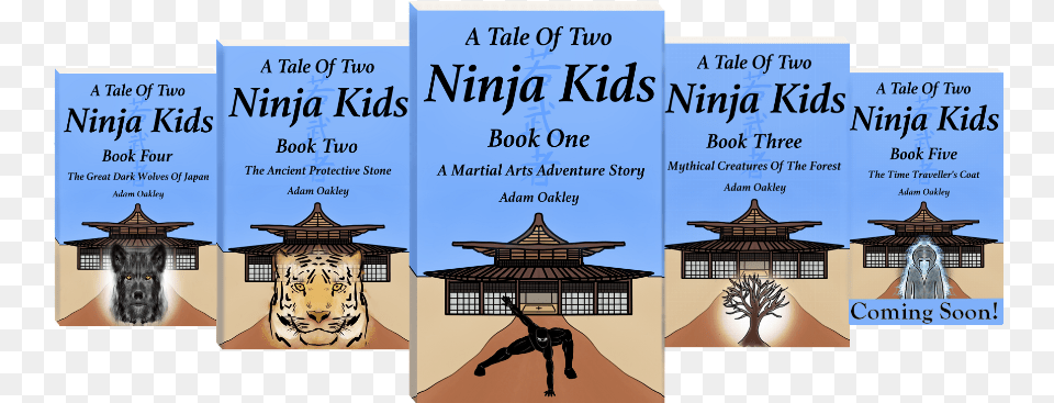 A Tale Of Two Ninja Kids Poster, Book, Comics, Publication, Animal Free Transparent Png
