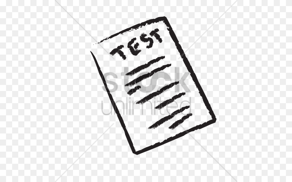 A Test Paper Vector, Text Free Png Download