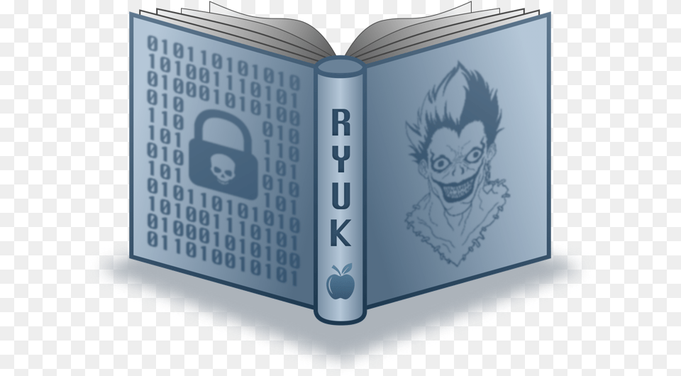 A Themed For Ryuk Ransomware Illustration, Book, Publication, Person, Reading Png