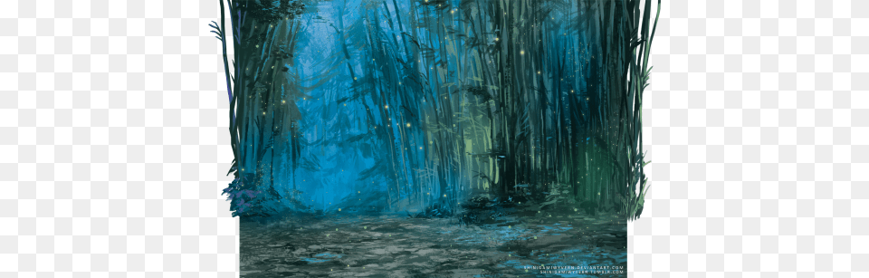 A Thick Forest Of Bamboo Which Grows As Tall As Trees Acrylic Paint, Outdoors, Nature, Plant, Vegetation Free Png Download