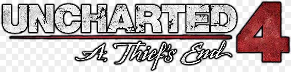 A Thief39s End Uncharted 4 Logo, Text Png Image