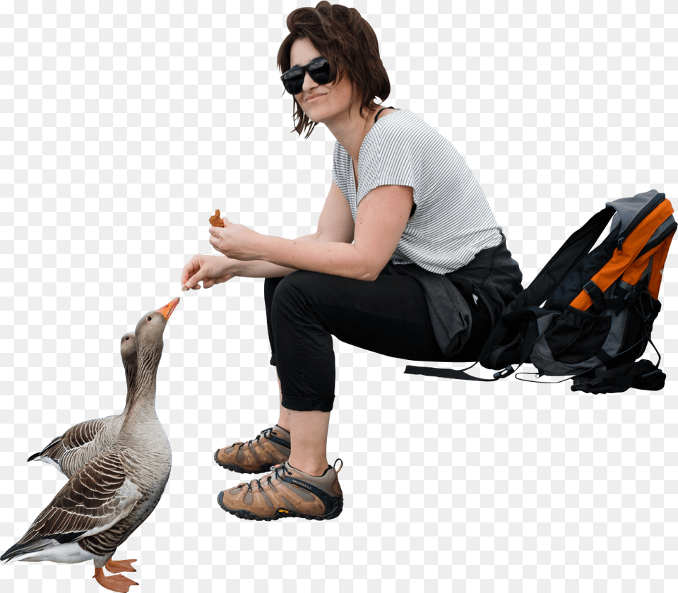 A Took A Break From Hiking To Feed Fancy Sourdough Cutout Fancy People, Accessories, Sunglasses, Shoe, Person Png