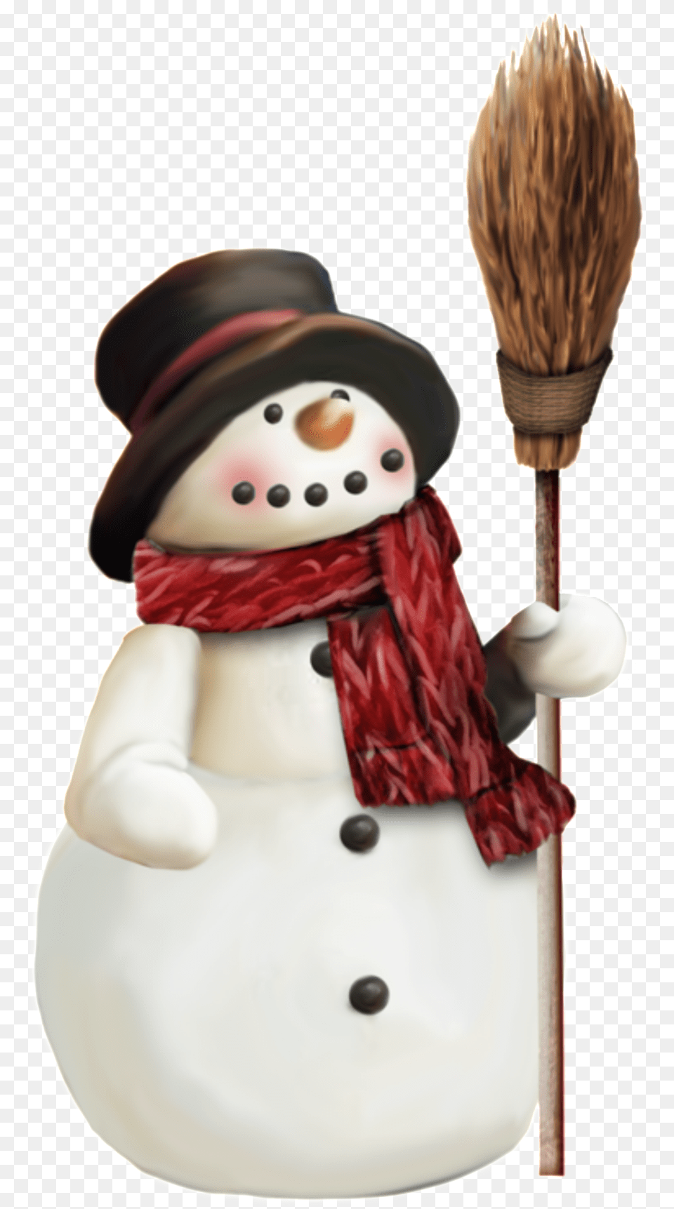 A Transparent Broom Of Snow Material Kardan Adam, Nature, Outdoors, Winter, Snowman Free Png Download