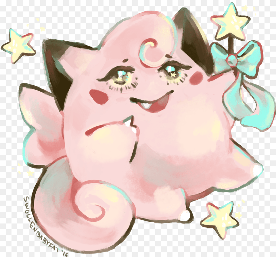 A Transparent Clefairy To Leave You A Wish On Your Cartoon, Baby, Person Png