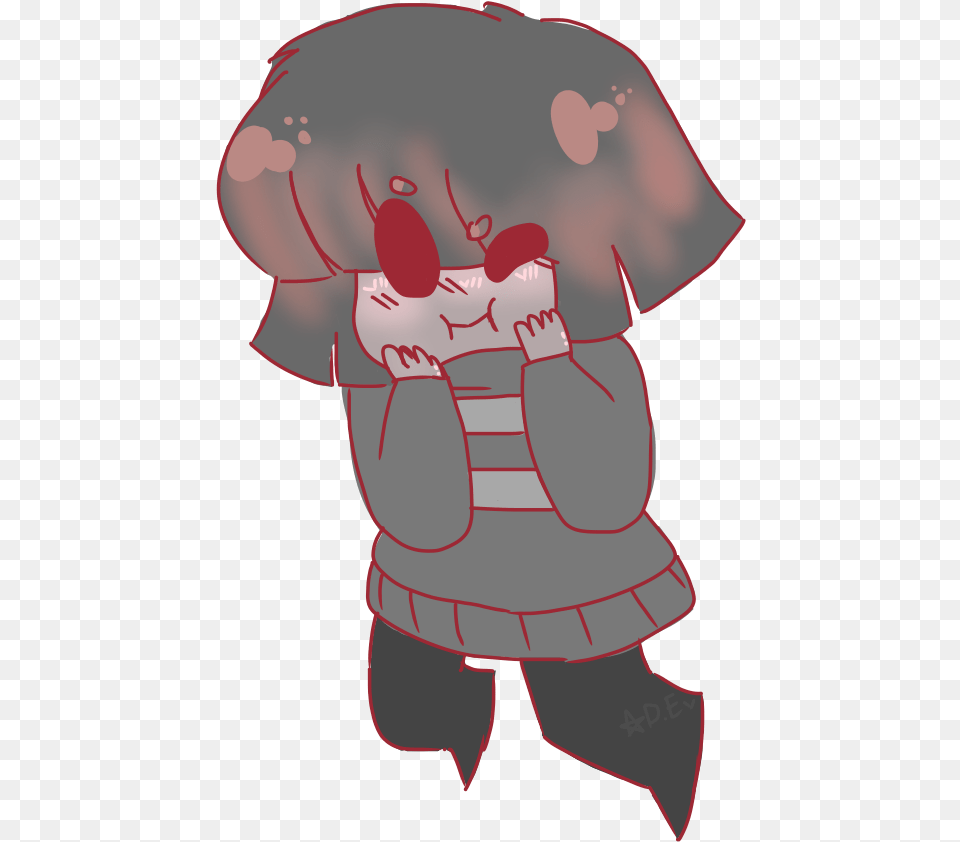 A Transparent Core Frisk Is Now On Your Dash Core Frisk Blog, Baby, Person Png Image