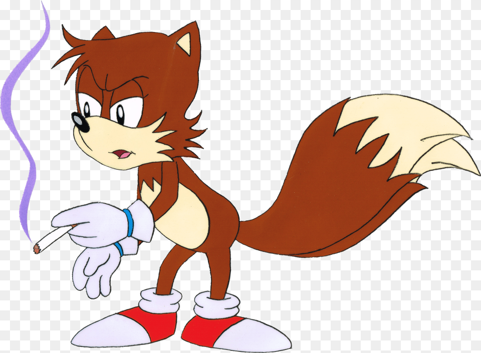 A Version Of Tails Smoking Tails Smoking Free Transparent Png