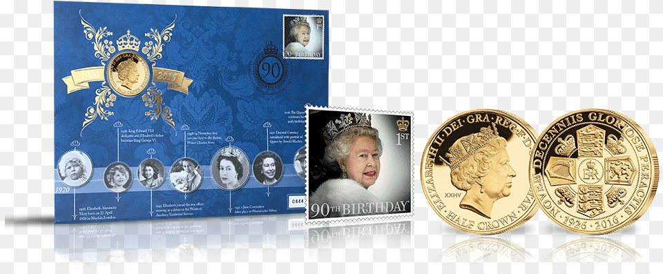 A Unique Coin And Stamp Cover Marking A Defining Moment Quarter, Gold, Baby, Person, Wedding Png