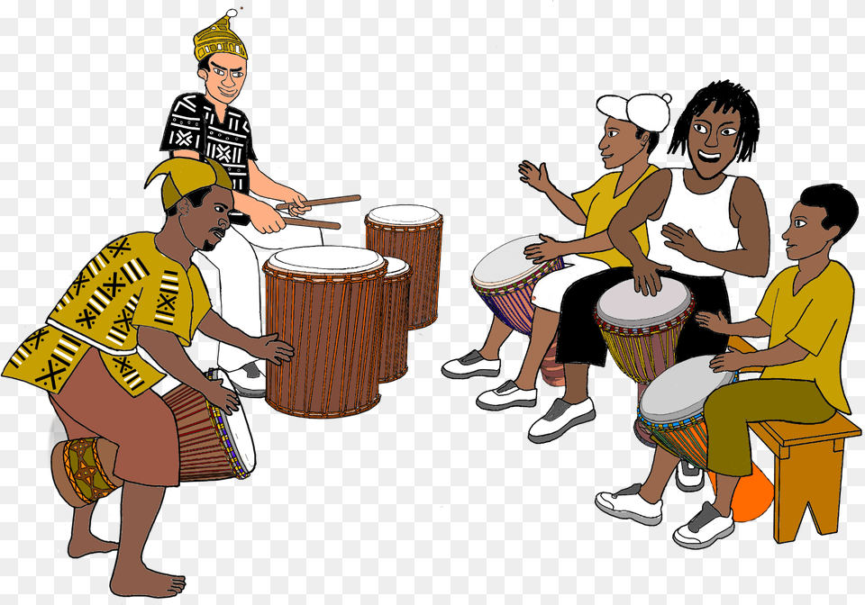 A Unique Musical Instruments Factory Bali Medium African African Drumming Clipart, Adult, Person, Woman, Female Free Png Download
