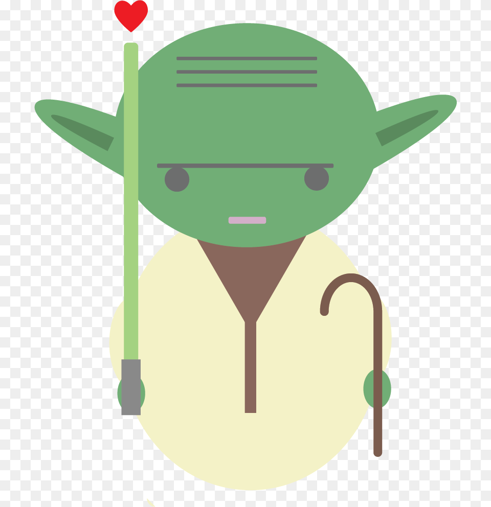 A Valentine S Day Yoda Cartoon, Clothing, Hat, Green Free Transparent Png