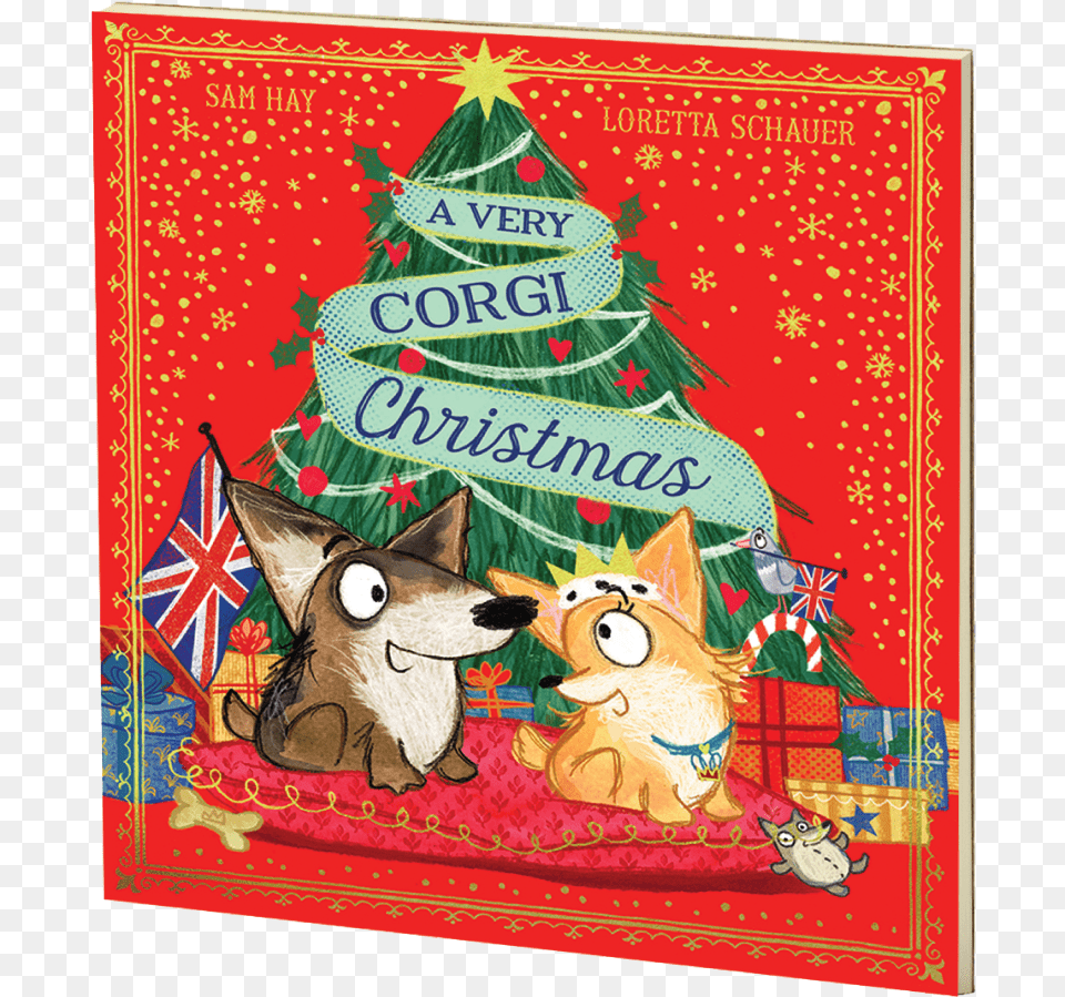 A Very Corgi Christmas, Envelope, Mail, Greeting Card, Mammal Free Png