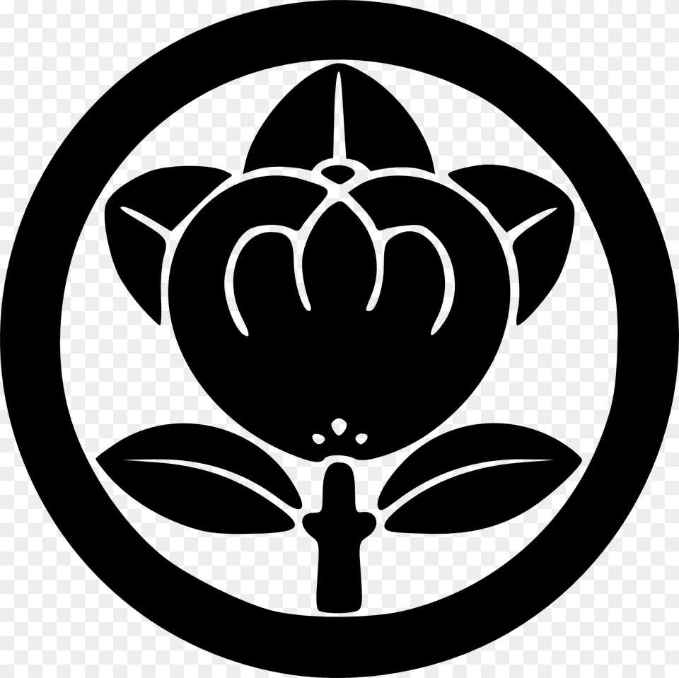 A Very Cute Flower Kamon No It Is Not A Flower Tachibana Crest, Stencil, Ammunition, Grenade, Weapon Free Png