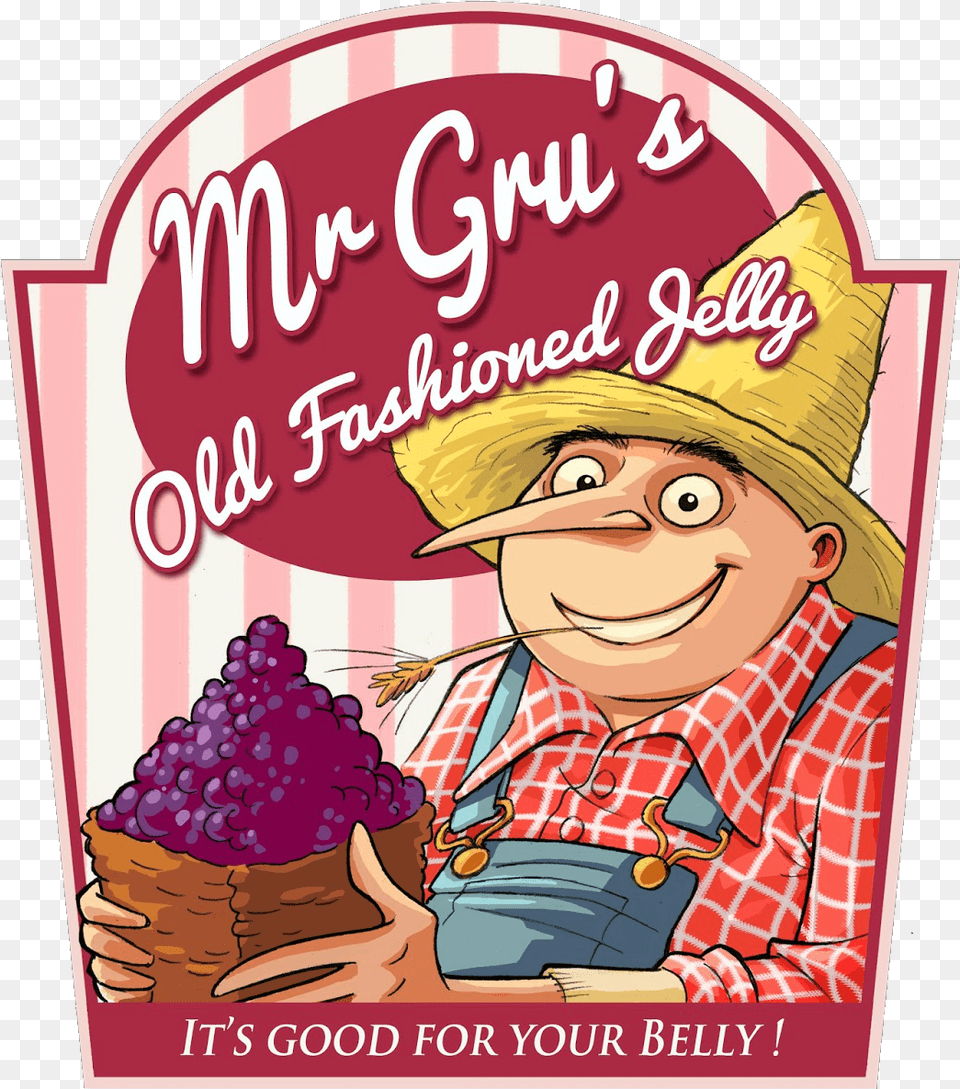 A Very Despicable Wiki Mr Gru39s Old Fashioned Jelly, Advertisement, Baby, Poster, Person Free Png