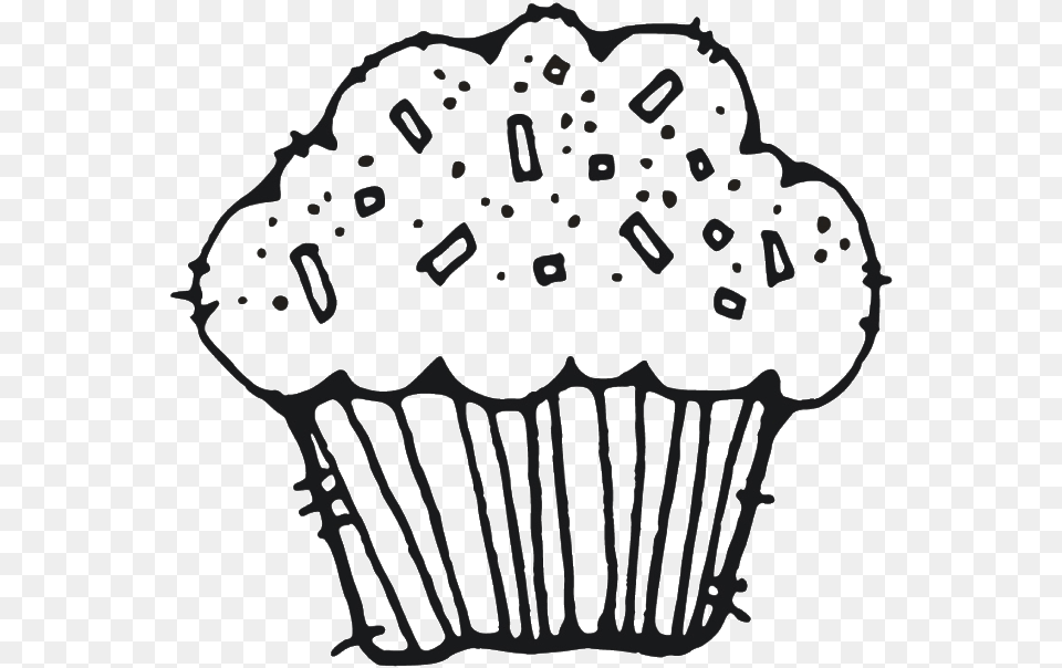 A Very Pretty Cupcake Coloring Pages Muffins With Mom Coloring Page, Cake, Cream, Dessert, Food Free Png