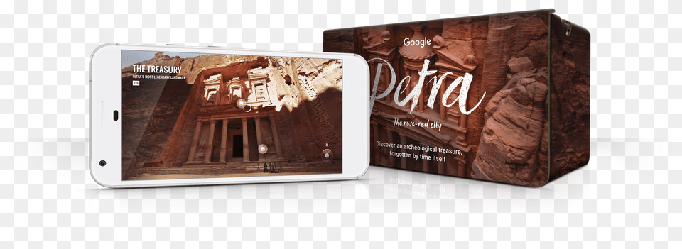 A Virtual Trek Through Petra With Google Cardboard Petra Jordan, Electronics, Phone, Mobile Phone Png Image