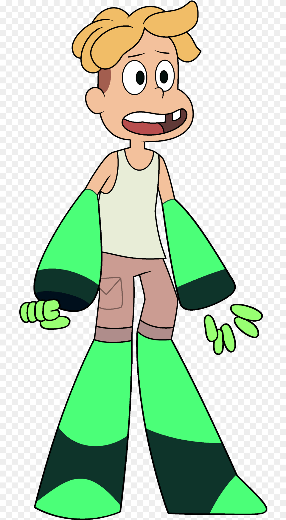 A While Back I Had The Idea For A Fanfic Where Ronaldo Steven Universe Peridot Robot, Cartoon, Person, Face, Head Free Transparent Png