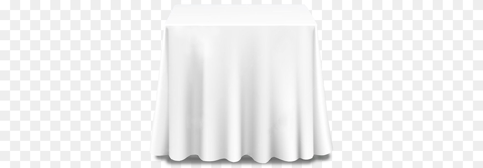 A White Square Tablecloth Made From Polyester White Table Cloth, Mailbox Png