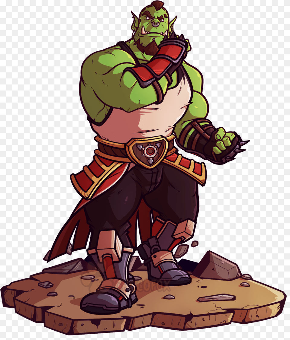 A Wild Orc Appears Cartoon, Adult, Person, Man, Male Free Transparent Png