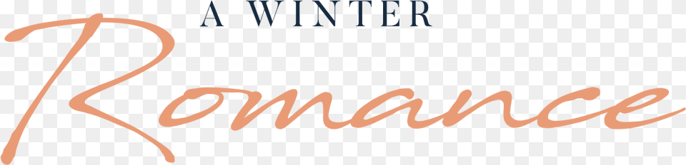 A Winter Romance Calligraphy, Handwriting, Text Free Transparent Png