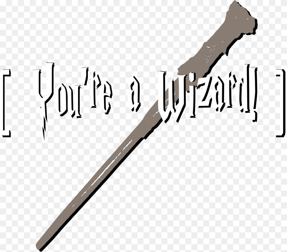 A Wizard Array T Shirt Calligraphy, Wand, Blade, Dagger, Knife Png