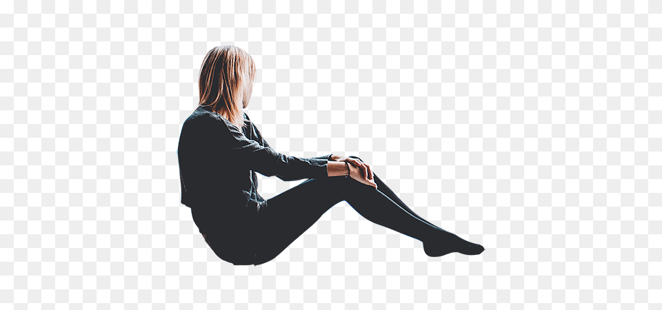 A Woman Seated, Sitting, Person, Adult, Female Free Png Download