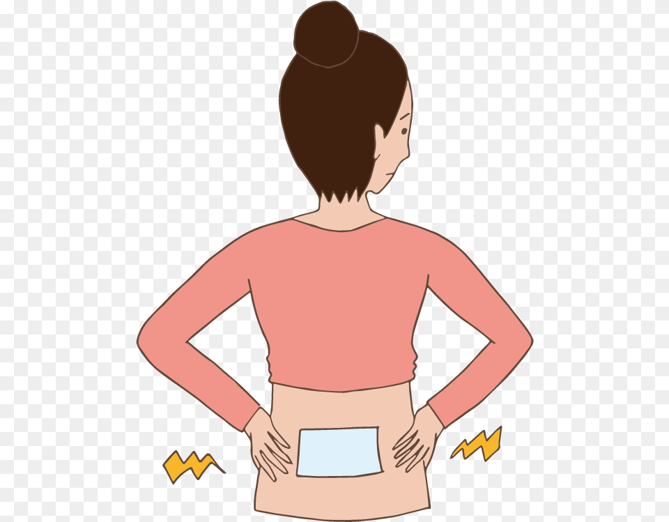 A Woman With Low Punggung Clipart, Back, Body Part, Person, Adult Png Image