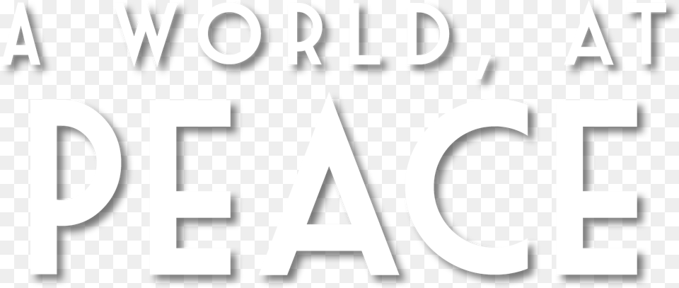 A World At Peace Logo Restaurant Week Palm Springs, Text, Alphabet, Gas Pump, Machine Free Png Download