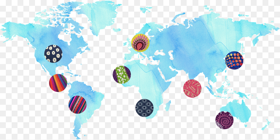 A World Of Fabrics Blank Large World Map, Chart, Plot, Baby, Person Free Transparent Png